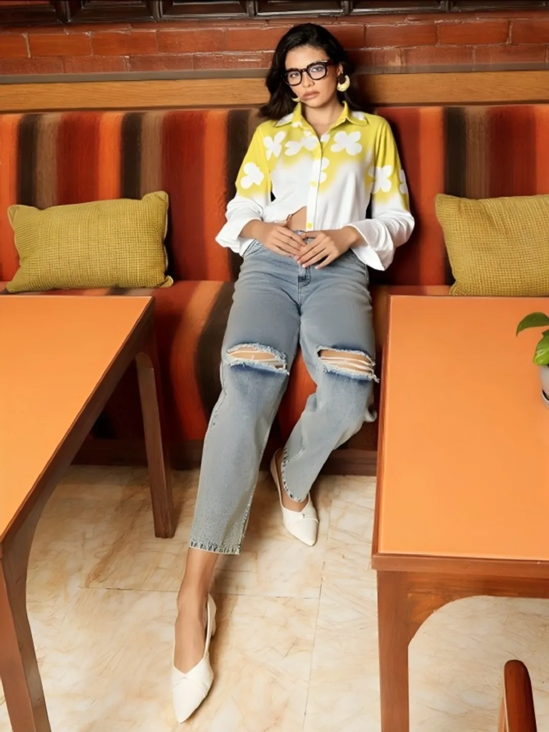 summer floral shirt